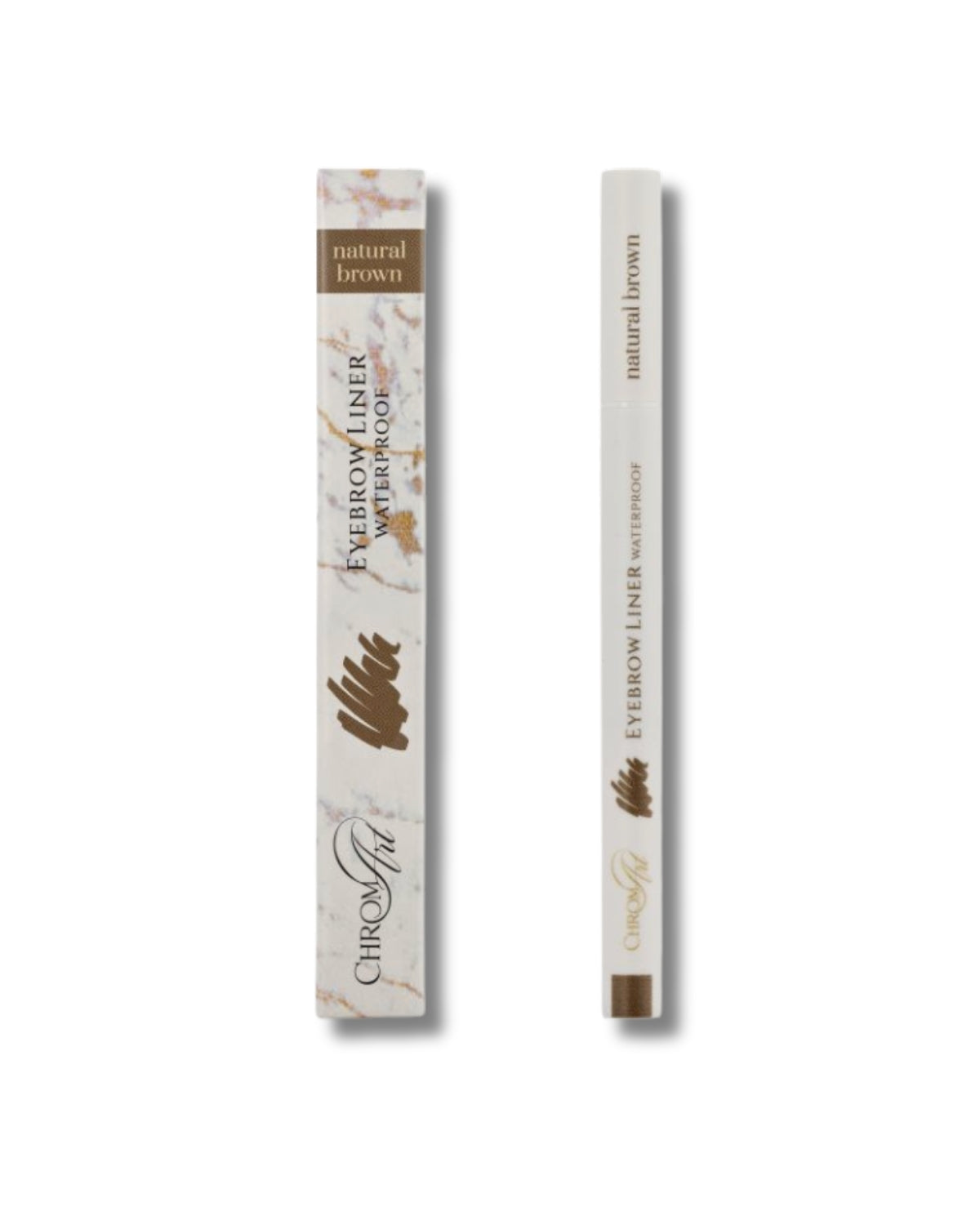 Marker Sprancene Eyebrow Liner Chromart Natural Brown – Turkoaneshop