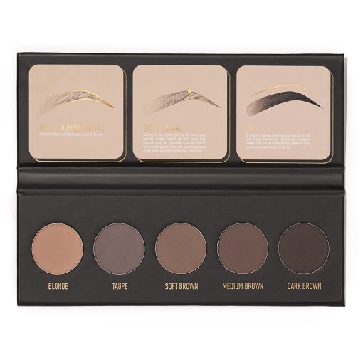 Paleta farduri de sprancene Brow-Me! Fab5 Cupio