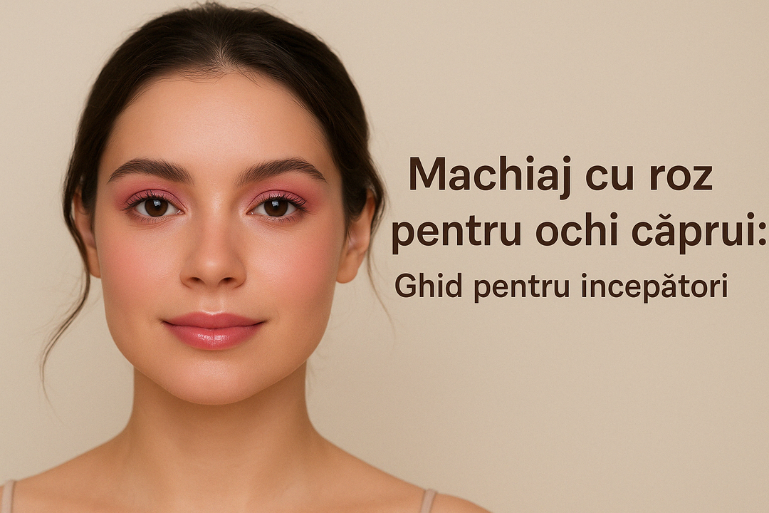 Machiaj cu roz pentru ochi căprui: Ghid pentru începători