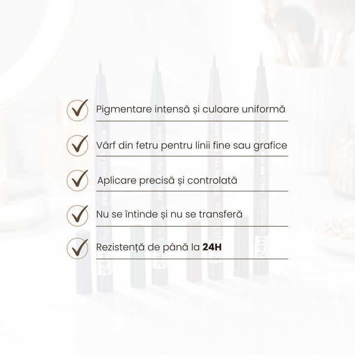 Tus de ochi PRO Ink Felt Eyeliner TopFace