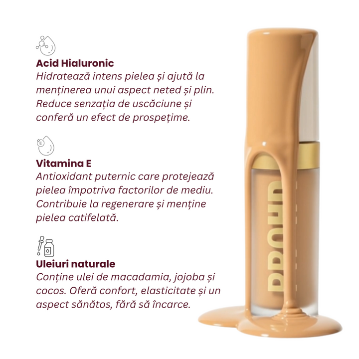 Contur lichid PROHD textură fină TopFace