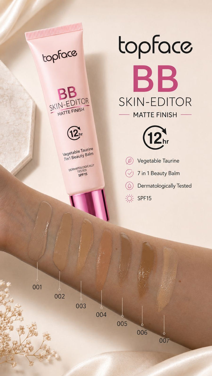 BB Cream Skin Editor Matte Finish TopFace