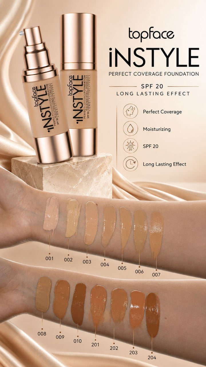 Fond de ten Instyle cu acoperire perfectă TopFace