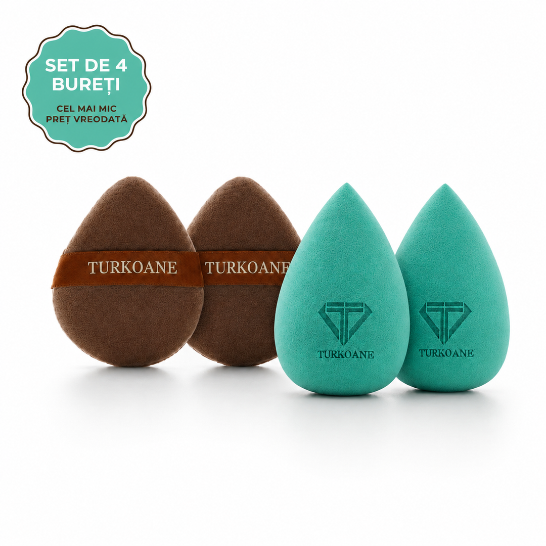 Set de bureți Turkoane pentru aplicarea machiajului