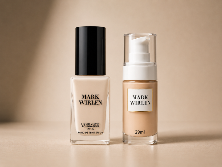 Set cu baza de machiaj Hydra Glow si fond de ten Velvet Mark Wirlen