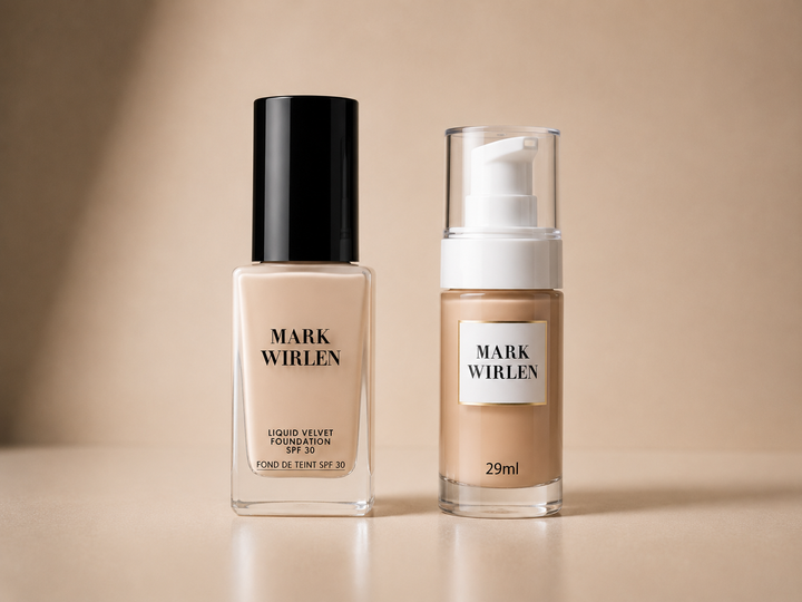 Set cu baza de machiaj Hydra Glow si fond de ten Velvet Mark Wirlen