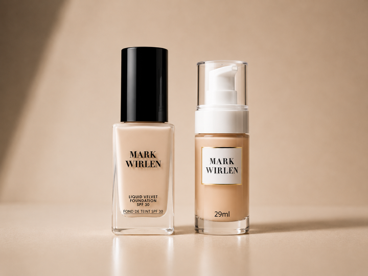 Set cu baza de machiaj Hydra Glow si fond de ten Velvet Mark Wirlen