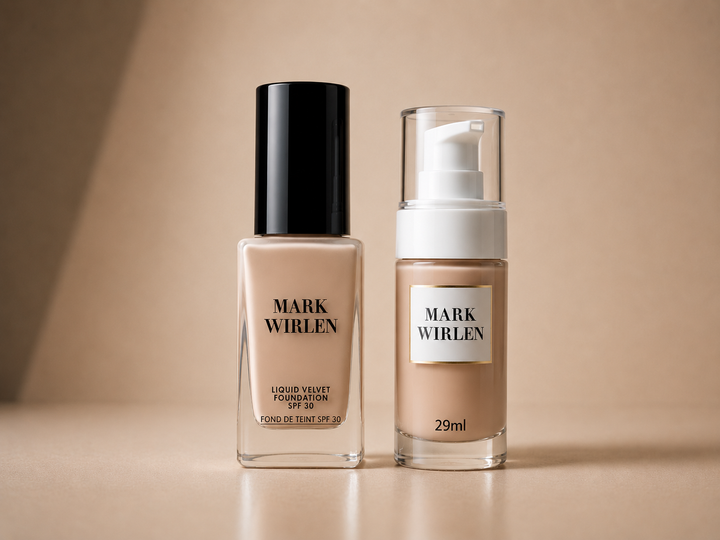 Set cu baza de machiaj Hydra Glow si fond de ten Velvet Mark Wirlen