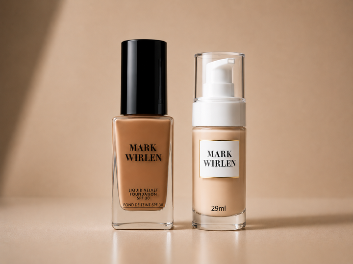 Set cu baza de machiaj Hydra Glow si fond de ten Velvet Mark Wirlen