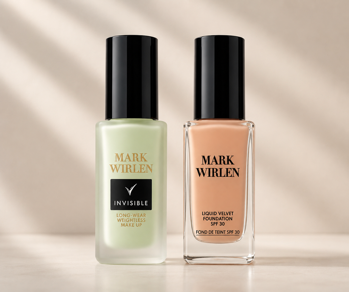 Set cu baza de machiaj Invisble Skin si fond de ten Velvet Mark Wirlen