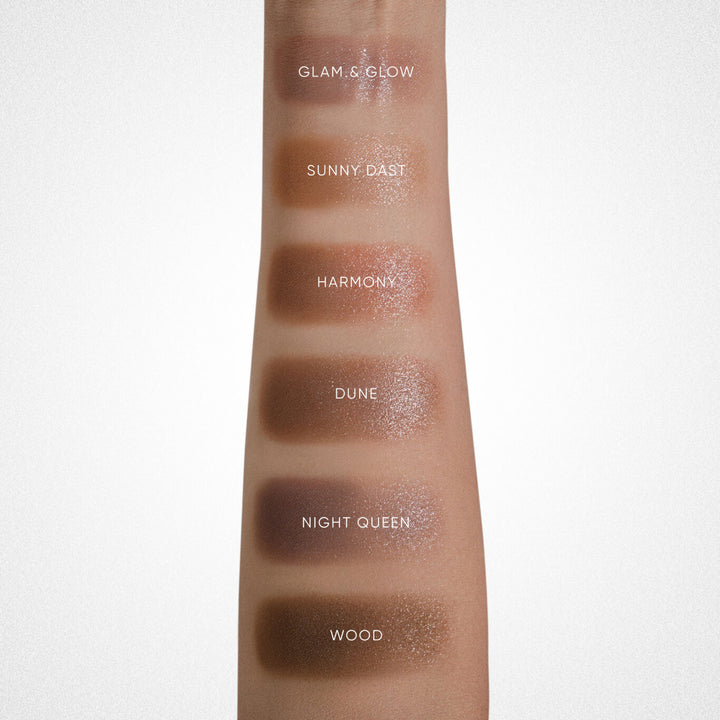 Paleta farduri ochi DUO Velvet Sparkle Wood MISA
