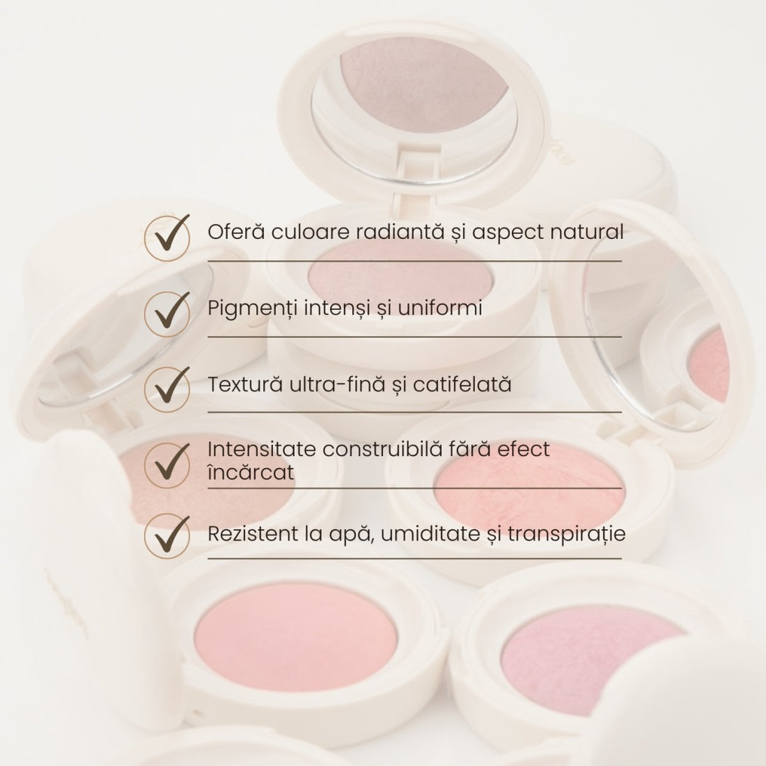 Fard de obraz Natural Glow Baked Blush PROHD TopFace