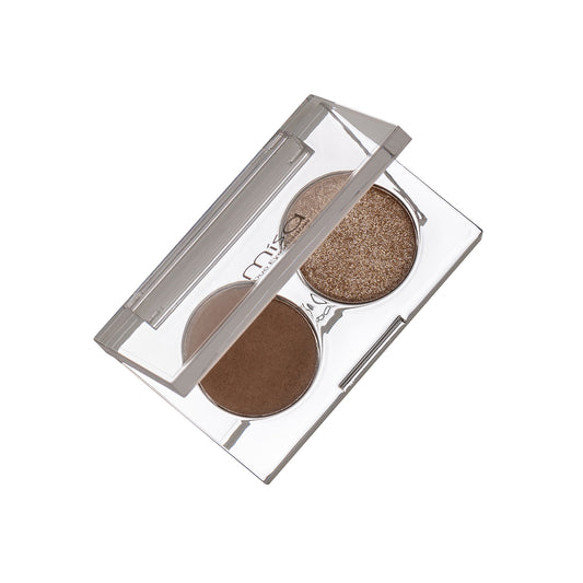 Paleta farduri ochi DUO Velvet Sparkle Wood MISA