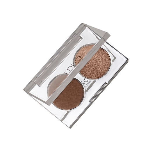 Paleta farduri ochi DUO Velvet Sparkle Dune MISA