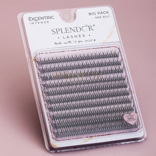 Big Pack Gene false smocuri matase Excentric Intense curbura C MIX 400 buc Splendor