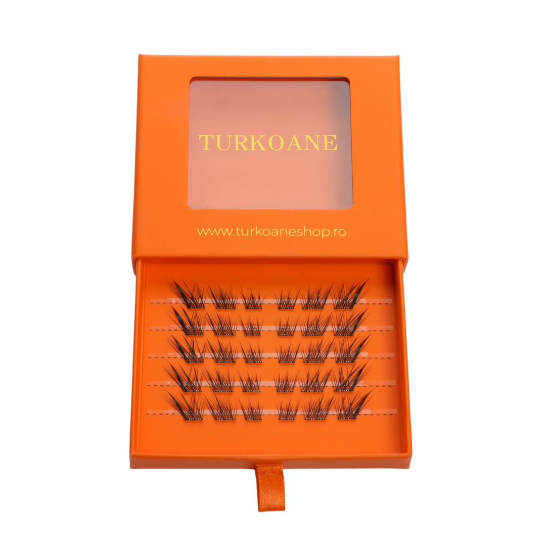 Gene false smocuri autoadezive Insta Lash Foxy Turkoane