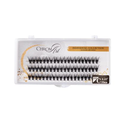 Premium Silk Lashes - Curl C - 10mm - 60 smocuri ChromArt