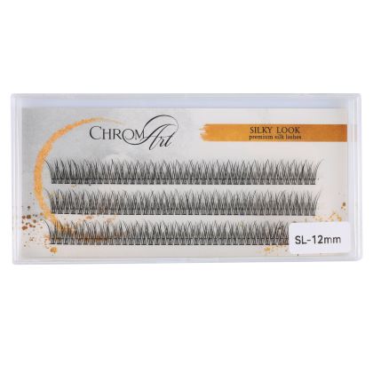 Premium Silk Lashes - Silky Look - 12mm - 120 smocuri ChromArt