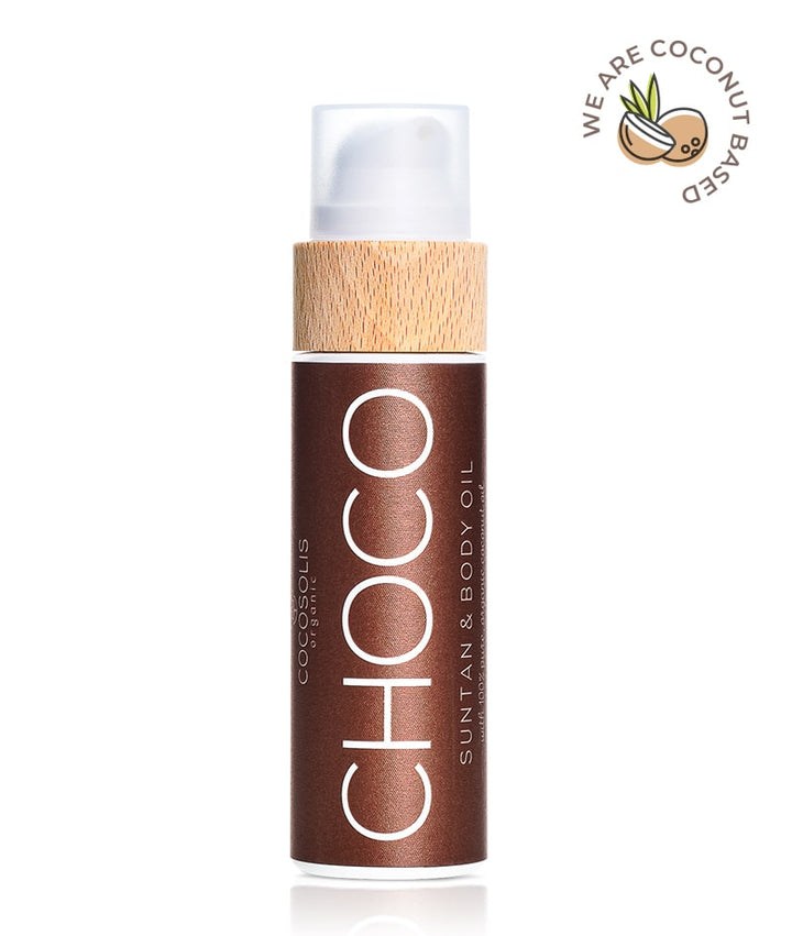 Ulei pentru bronz si corp Cocosolis CHOCO 200ml